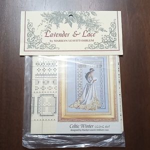 Lavender & Lace Celtic Winter cross stitch pattern